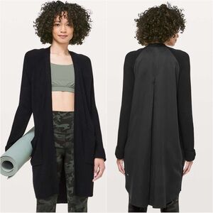 Lululemon Still At Ease Wrap Black Size 8